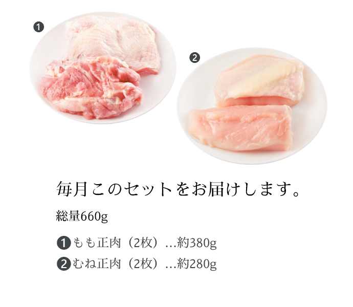 4XチキンHコースセット